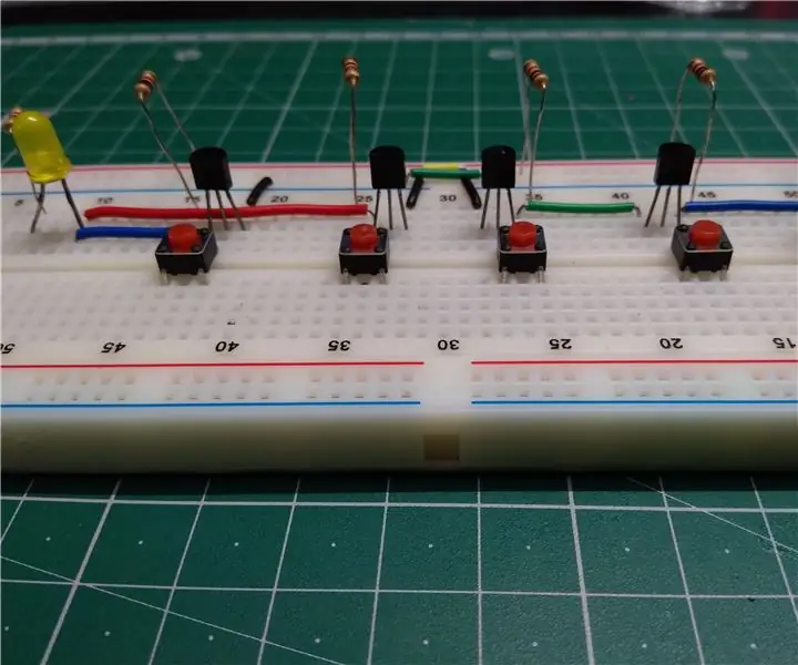 Gerbang Logika Menggunakan Transistor: 3 Langkah