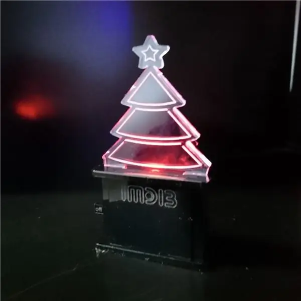 Màn hình LED acrylic với công tắc Lasercut