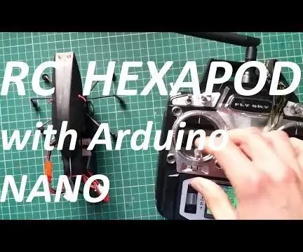 RC Simple 3 Servos Hexapod Walker: 8 քայլ (նկարներով)