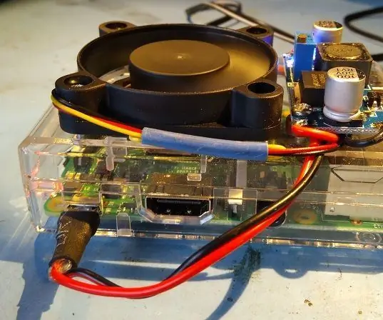 Raspberry Pi Power & Cooling Mods: 11 trinn (med bilder)