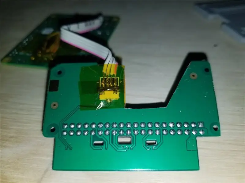 Lemljeni USB vodi od PCB -a do Pi -a