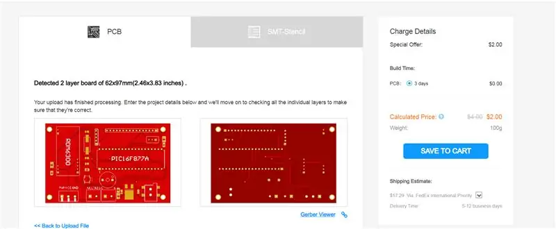 В компонентах Visuino Connect