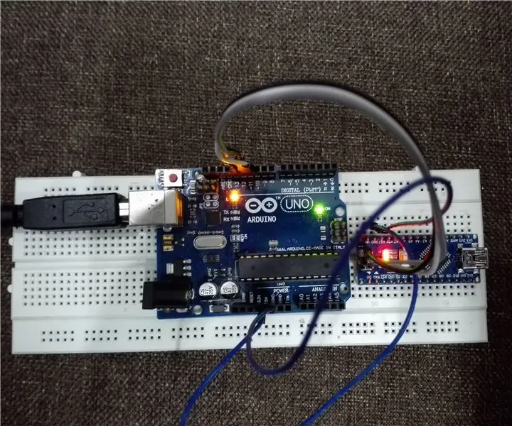 Programarea Arduino Nano folosind UNO: 4 pași (cu imagini)