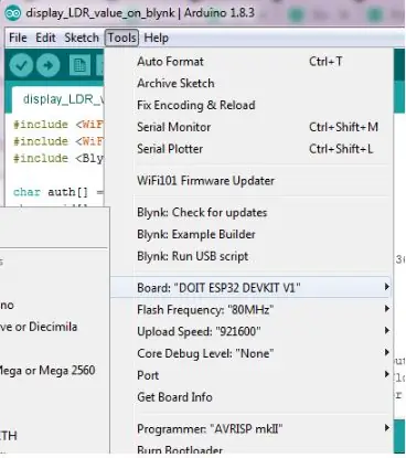 ESP32 kartasini dasturlash