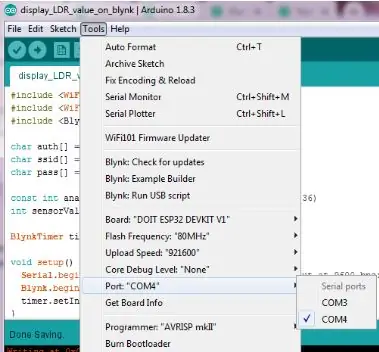 ESP32 platasini dasturlash