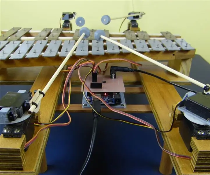 การสร้าง Spielatron (Robotic Glockenspiel): 11 ขั้นตอน (พร้อมรูปภาพ)