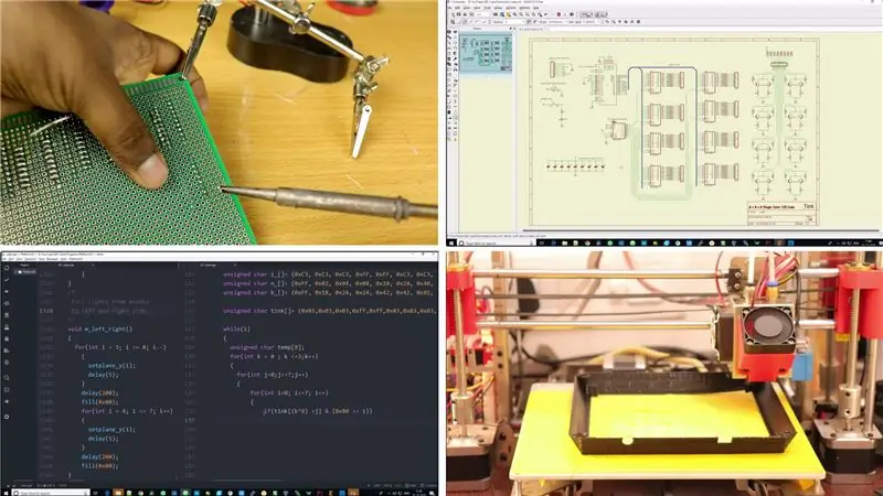 DIY LED kocka