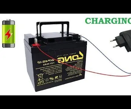 Como carregar bateria de 12V com carregador móvel de 5V: 3 etapas