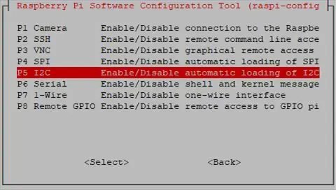 Stap 5: I2C configureren (Raspberry Pi)