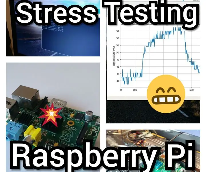 Stress Testing Raspberry Pi: 6 trinn (med bilder)