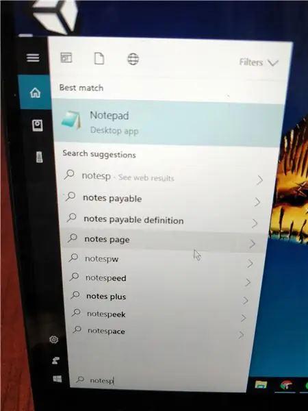 Отворете Notepad