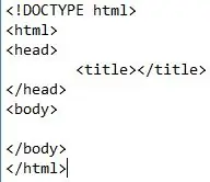 Upišite standardni format HTML stranice