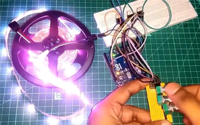 Ovládanie RGB LED pásu pomocou Arduina