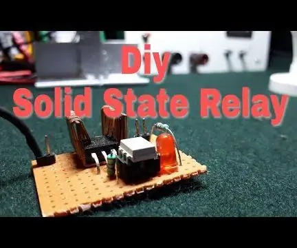 Relay Keadaan Pepejal DIY: 4 Langkah