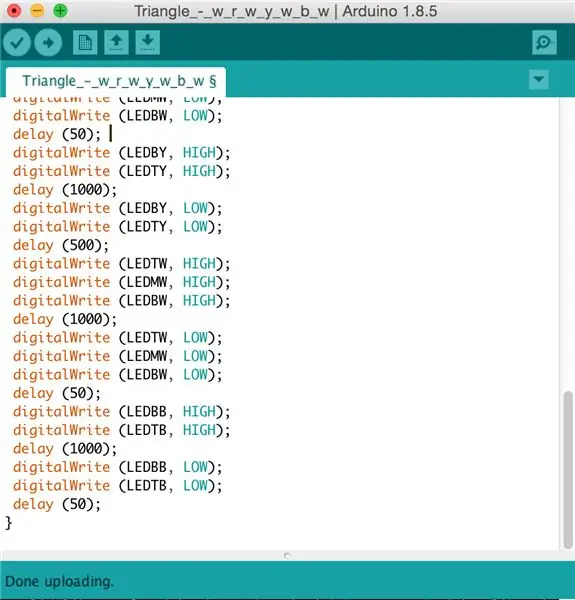 Քայլ 6… Arduino- ի կոդավորում