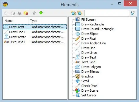 A Visuino Afegeix components