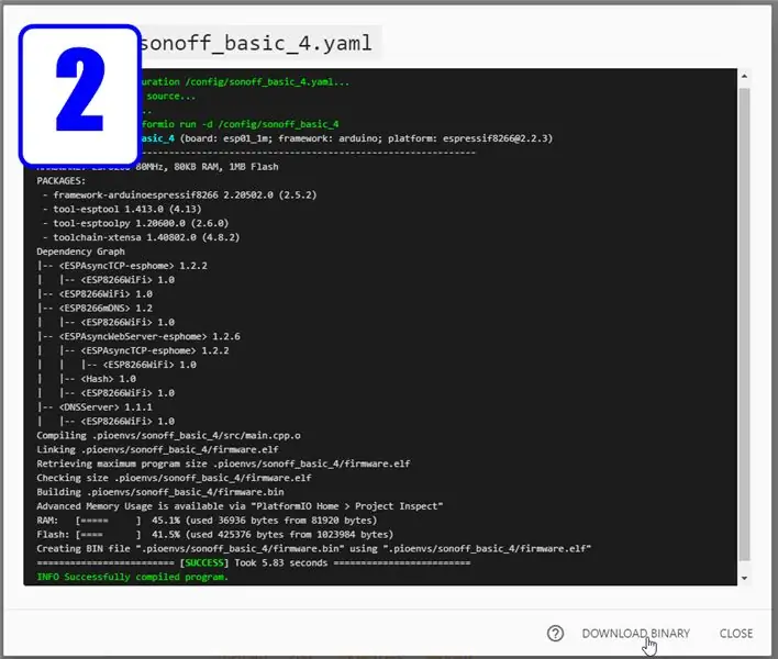 ESPEasy - מהבהב של Sonoff Basic