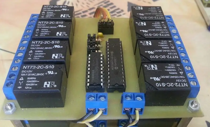 Volitelná deska relé I2C