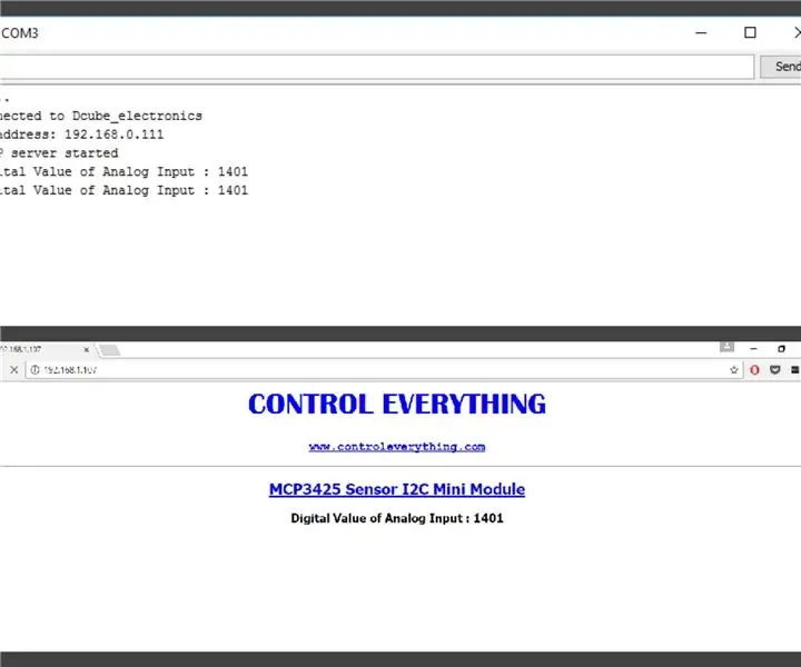 ESP8266 ilə Analog Sensorların İstifadəsi: 5 Addım