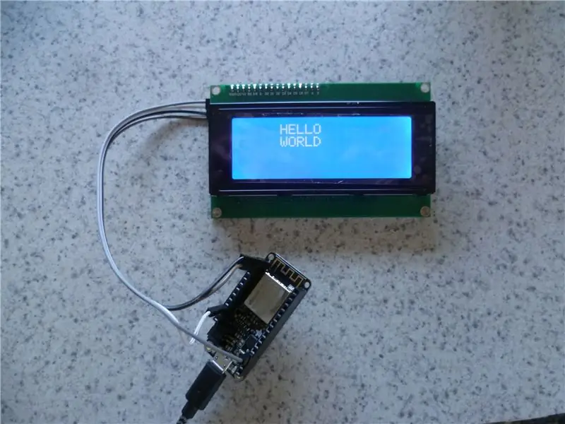 LCD ya I2C ESP8266