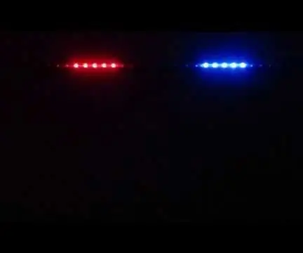 Strobo LED Police Strobo dirigible: 4 passos