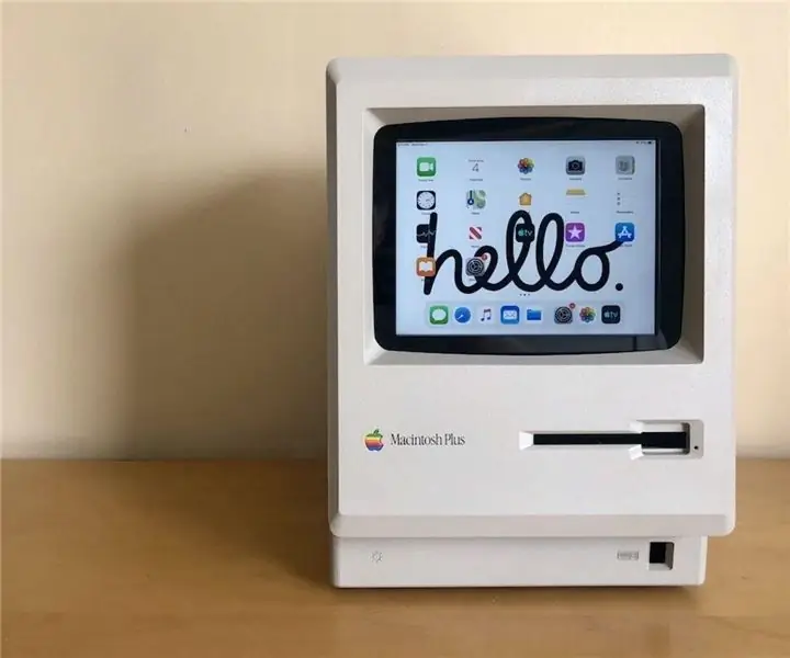 Pantalla tàctil Macintosh - Mac clàssic amb un iPad Mini per a la pantalla: 5 passos (amb imatges)