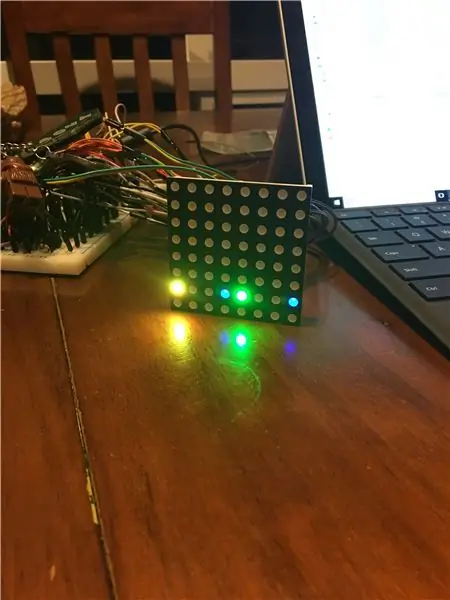 Mastermind Med en 8x8 RGB LED Matrix