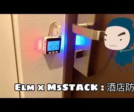 Su propio guardia de seguridad del hotel M5Stack: 6 pasos