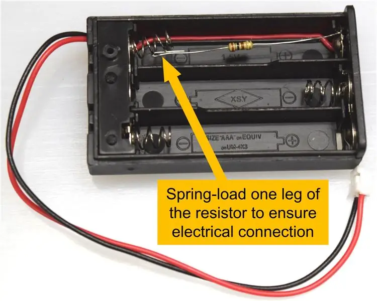 Installeer die battery