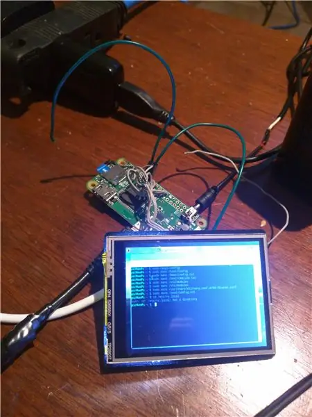 Rasberry Pi Zero W With Arduino TfT (ili9341)