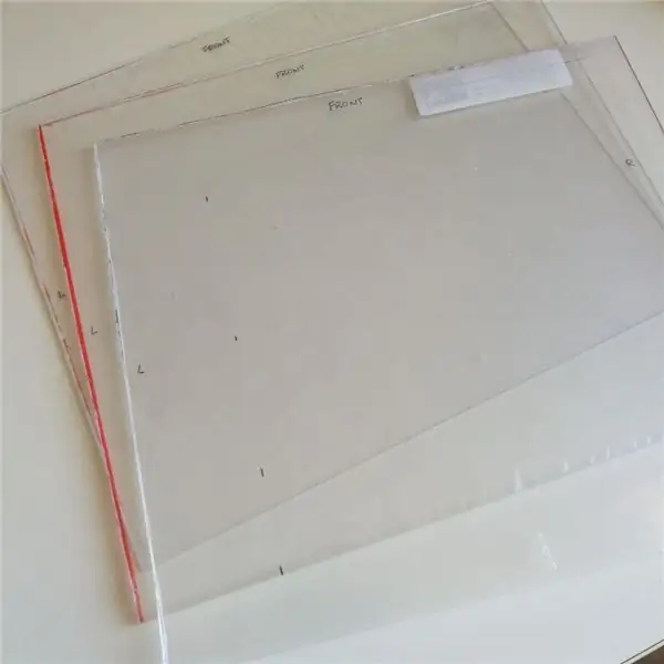 Schneiden der Plexiglasplatten