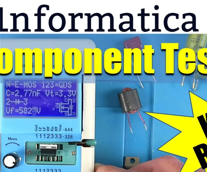 Hiland M12864 Transistor / Komponent Testues Ndërtimi: 8 hapa