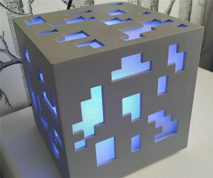 Lampe à minerai Minecraft - Taille et densité de pixels personnalisables