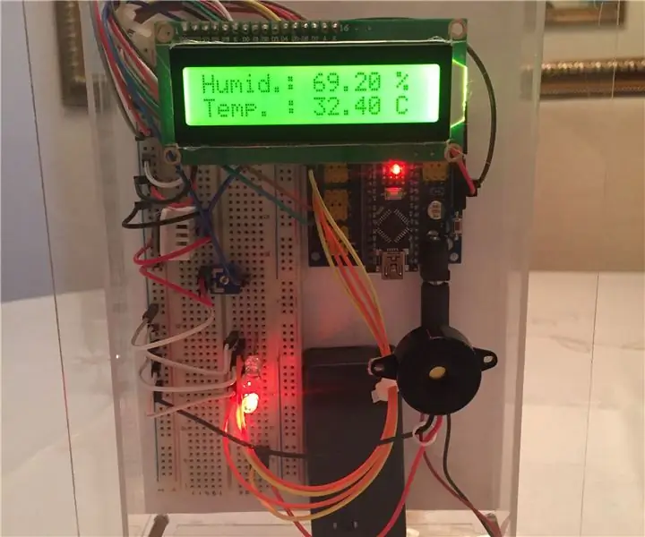 Sensor de temperatura i humitat amb detecció de so i lcd: 4 passos