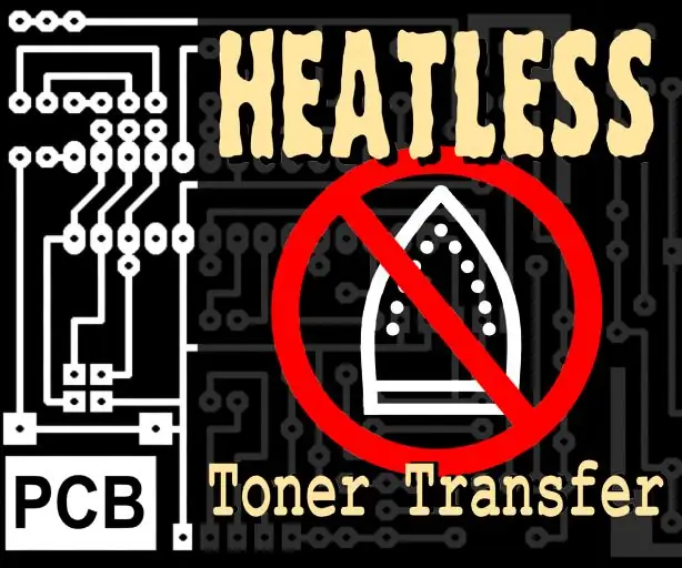 Transfert de toner sans chaleur (froid) pour la fabrication de circuits imprimés : 10 étapes (avec photos)