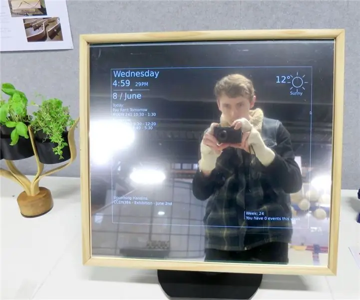 $ 100 Smart Mirror Pi: 6 стъпки (със снимки)