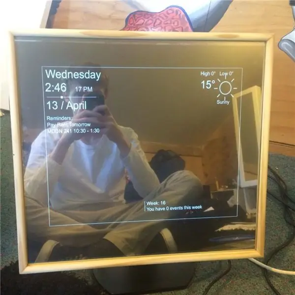 Smart Mirror Pi de 100 $