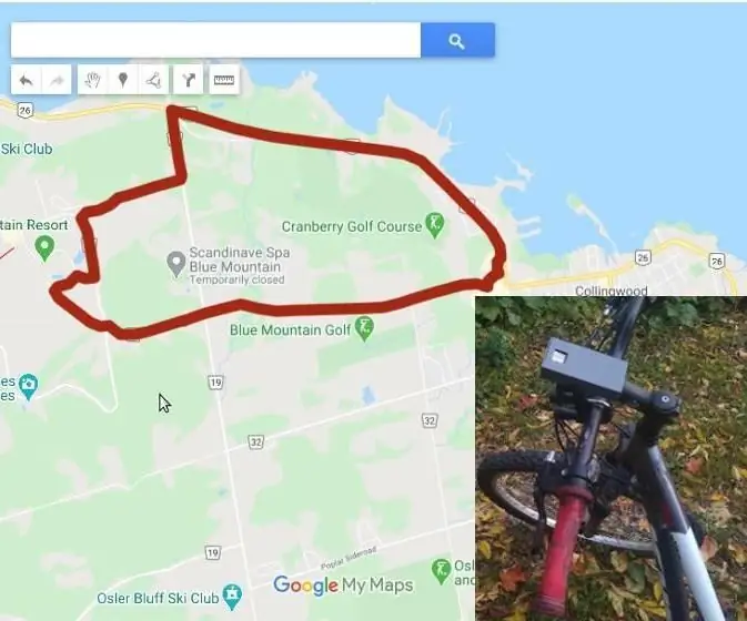 Velosiped GPS Trail Xəritəçəkən