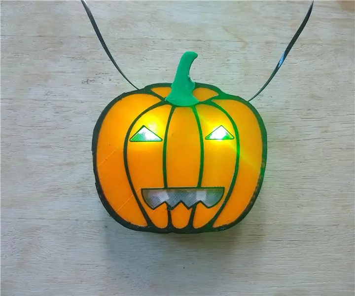 Wearable Light Up Jack-O-Lantern