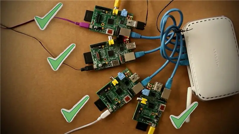 De resterende Raspberry Pi's configureren