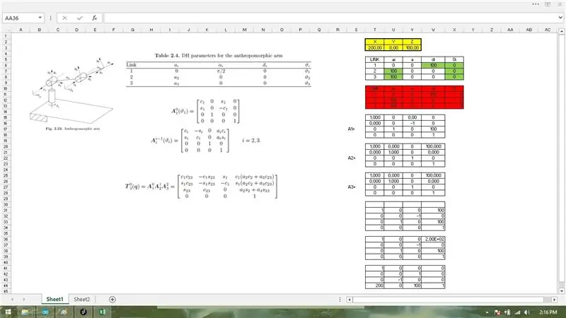 Excel -simulering