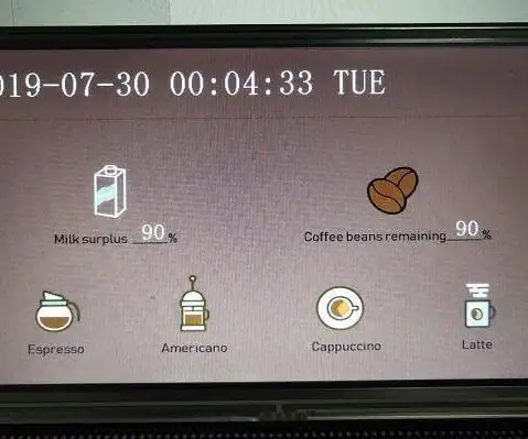 STONE Display +STM32 +เครื่องชงกาแฟ: 6 ขั้นตอน