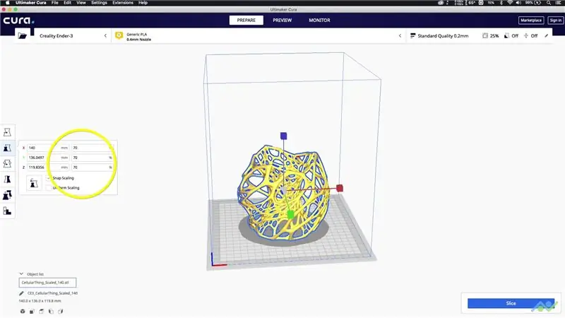 Valmistage ette lambi 3D -mudel