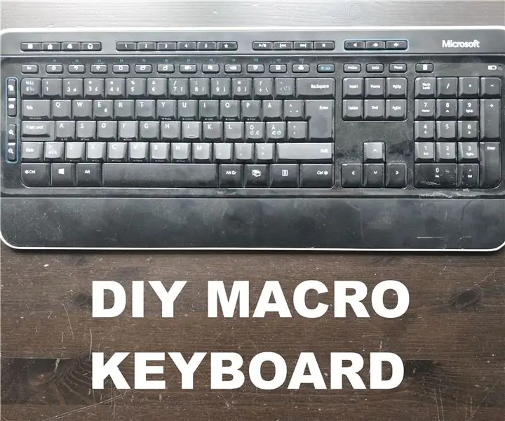 DIY makro tastatūra: 5 soļi