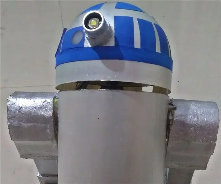 Stembeheerde R2D2 geïnspireerde Droid met behulp van Blynk en Ifttt: 6 stappe