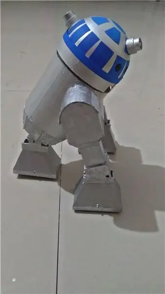 Үн менен башкарылган R2D2 шыктандырылган Droid Blynk жана Ifttt аркылуу