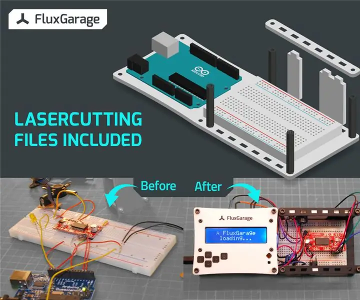 Základní deska Tinkerer's - Arduino + prkénko + držák periferie: 5 kroků