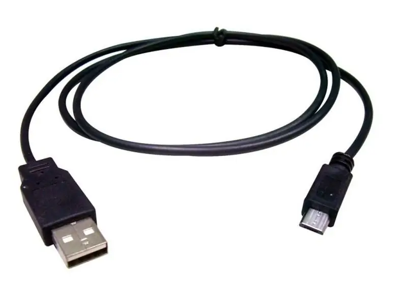 Du behöver en USB -kabel för ström