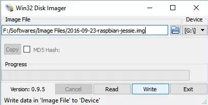 Raspbian- ի տեղադրում