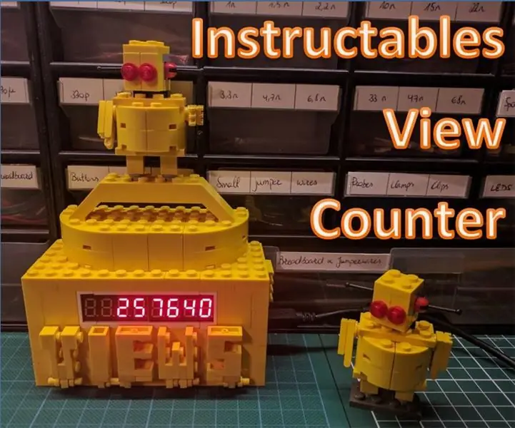 Instructables View Counter + ESP8266 Guide: 6 trin (med billeder)